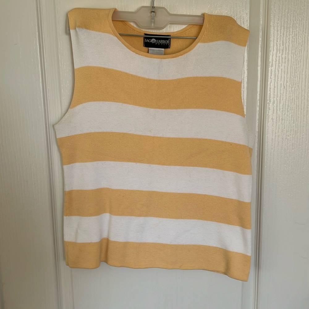 Sag Harbor 100% cotton blouse